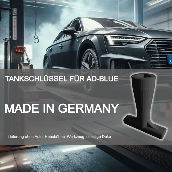 ULROAD AdBlue Schlüssel kompatibel mit Audi Seat Skoda VW Porsche Mercedes  Tankdeckel Tankschlüssel Öffner Ad-Blue I KOMPAKT Werkzeug : :  Auto & Motorrad